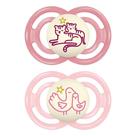 MAM Perfect Night 6 Meses Embalagem Dupla Rosa - Mam Baby
