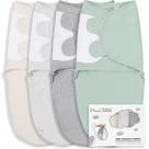 Mama Cheetah Baby Swaddle Sack, pacote com 4 pacotes de algodão orgânico