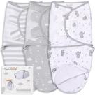 Mama Cheetah Preemie Baby Swaddle, pacote com 3 cobertores de algodão Mama Cheetah Preemie Baby Swaddle, pacote com 3 cobertores de algodão
