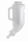 Mamadeira 2,0 lt. Para bezerro cabo externo - boca curva - abertura superior 2 lt. - BICO silicone