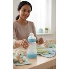 Mamadeira 260ml Azul Bico 2m+ Desmontável Autoesteril.