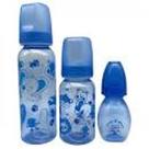 Mamadeira 3 unidades 240ml 140ml 60ml - Azul