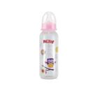 Mamadeira Anticólica 240ml Bico Silicone Azul ou Rosa -