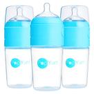 Mamadeira Anticólica 260ml (Azul) - Pacote com 3 Unidades