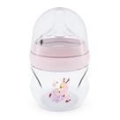 Mamadeira Anticólica Bico Reto Silicone 130ml bebê recem 0 Meses nascido Fluxo 1 tampa higienica
