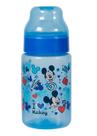 Mamadeira Baby Go Silicone Ortodôntica Wide Neck Mickey Baby Azul 300ml