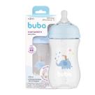 Mamadeira Bebê Anticolica Buba Easy Flow Elefante 270ml Menino Menina Bico Silicone