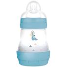 Mamadeira Bico Silicone MAM Easy Star 160ml Azul Esteriliza