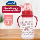 Mamadeira com alca 330 ml plasutil - Mamadeira com alca 330 ml plasutil -