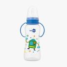 Mamadeira com Alça Neopan Bico Redondo 250ml Azul 2001