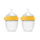 Mamadeira Comotomo Gen 2 150 ml fluxo lento amarela - 2 unidades