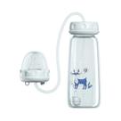 Mamadeira De 8oz 240ml Com Escova Para Limpeza, Conjunto De Alimentação PP Para Mãos Livres,