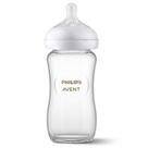 Mamadeira de bebê Philips AVENT Glass Natural 240mL, 1 pacote