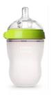 Mamadeira de silicone Como Tomo 250ml- Verde - Comotomo