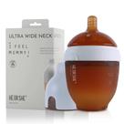 Mamadeira de silicone de pescoço ultra largo HE OR SHE 160 ml (pacote com 2)
