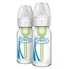 Mamadeira de Vidro Anticólica Dr. Brown's Options+ Estreita 120 mL
