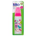 Mamadeira Diverdida Ortodôntica c/ Bico de Silicone Tamanho 2 Rosa 240ml - Lillo