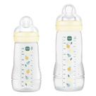 Mamadeira Easy Active Set Duplo 270ml/330ml 2m+ Mam Amarela