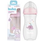 Mamadeira Easy Flow Buba Bico em Silicone Utrasoft 330ml Decorada Anticólica +4m