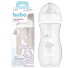 Mamadeira Easy Flow Buba Bico em Silicone Utrasoft 330ml Decorada Anticólica +4m