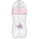 Mamadeira Easy Flow Elefante - Rosa - 270ml - Buba