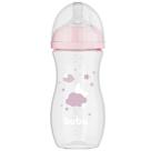 Mamadeira Easy Flow Nuvem - Rosa - 330ml - Buba