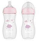 Mamadeira Easy Flow Nuvem Rosa +4m 330ml