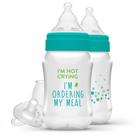 Mamadeira Evenflo Feeding Balance Wide Neck 270 ml, 2 unidades