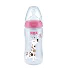 Mamadeira First Choice Controle Temperatura 360ml Rosa - Nuk