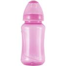 Mamadeira Kuka Aquarela Big Bico Ortodôntico Rosa Lisa 330ml