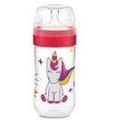 Mamadeira Lillo Bico Silicone Super Divertida Magia Rosa 300ml