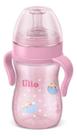 Mamadeira Lillo C/Alça Silicone Redondo Super Evolution Rosa 240ml