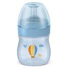 Mamadeira Lillo Silicone Redondo Super Evolution Primeiros Passos Azul 150ml