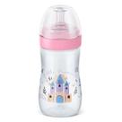 Mamadeira Lillo Super Evolution Princess 300ml Disney Baby 6+ Meses Bico Redondo Silicone Princesas