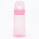 Mamadeira Lolly Big Clean Silicone Orto Rosa 340ml