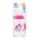 Mamadeira Lolly Big Viva Silicone Orto Rosa 330ml