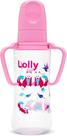 Mamadeira Lolly Viva De Alça 250ml +3 Meses Bico de Silicone