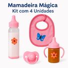 Mamadeira Mágica para Boneca Kit Alimentação Educativo