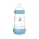 Mamadeira MAM Easy Start 260mL Cor Azul 2m+ Anticólica Bico Silicone SkinSoft