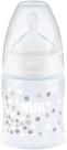 Mamadeira NUK First Choice 0 a 6 Controle de Temperatura 150ml S1 Cristal Mamadeira NUK First Choice 0 a 6 Controle de Temperatura 150ml S1 Cristal