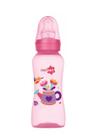 Mamadeira Ortodôntico 250ml Rosa /Regador