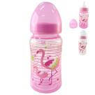 Mamadeira Petita Super Bico Redondo em Silicone 270ml - Azul e Rosa