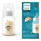 Mamadeira philips avent anti-colic 1m+ 260ml macaco 0%bpa
