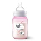 Mamadeira Philips Avent Anti Cólica Ovelha Decorada 260ml - Phillips Mamadeira Philips Avent Anti Cólica Ovelha Decorada 260ml - Phillips