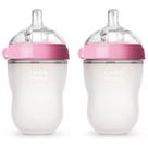 Mamadeira Silicone Antivazamento 250ml Anticólica Antirrefluxo Baby 2 Unidades