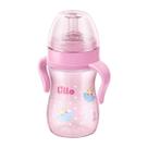 Mamadeira Super Evolution Primeiros Passos C/ Alça Silicone 240ml Lillo