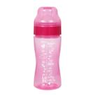 Mamadeira Wide Neck Bico Macio 270ml Rosa Ortodôntica