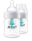 Mamadeiras AVENT Anti-Colic com ventilação AirFree Vent, pacote com 2 unidades