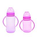 Mamadeiras Kuka 330 Ml+240 Ml Big C/alça Aquarela Orto Rosa