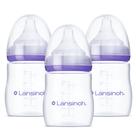 Mamadeiras Lansinoh Anti-Colic 150mL para amamentação, pacote com 3